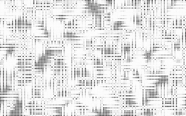 Poster - Grunge halftone black dot texture background. Halftone effect vector background. Vector illustrator.