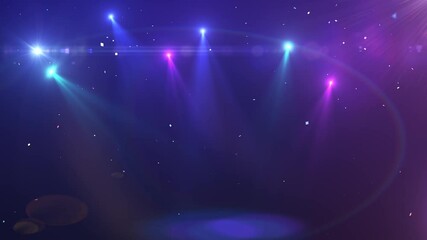 Wall Mural - flashing lights with glitter and confetti concert