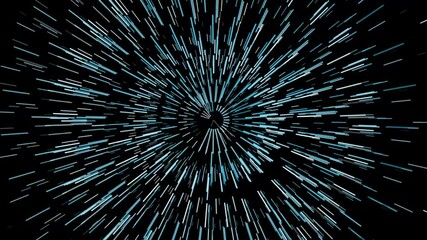 Wall Mural - Abstract vortex spiral of beams on dark background