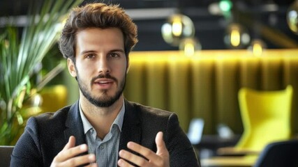 Wall Mural - business leader mentoring young entrepreneurs, practical advice, real-world business insights.