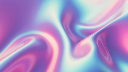Wall Mural - a captivating abstract composition of fluid waves exhibiting vibrant shades of pink and purple with 