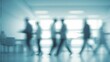 © DigitalDruid - Faded focus in a brightly lit room with a modern blurred background suitable for banners and websites