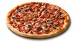 © SepazWorks - Supreme Pizza with Ham, Sausage, and Roasted Vegetables