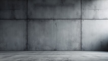 Poster - Concrete surface with abstract feeling texture and gray shades