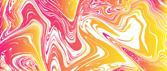 Poster - Abstract dynamic and expressive marble texture using bold red, black, and white tones. Swirling patterns, fluid motion, and chaotic flow. Marbled ink or fluid acrylic art, suitable for backgrounds, 