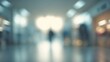 © NeuralNiche - Blurred background of medical hall with modern interior design