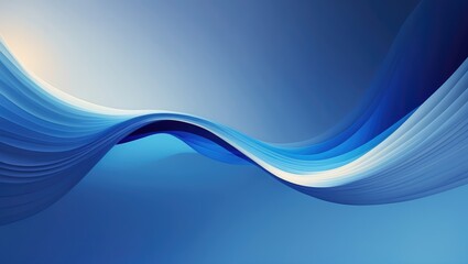 Leinwandbilder - Blue abstract background with geometric vector design