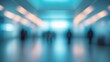 © ArtificialHorizons - Contemporary Medical Hall with Blurred Background and Bright Spacious Office