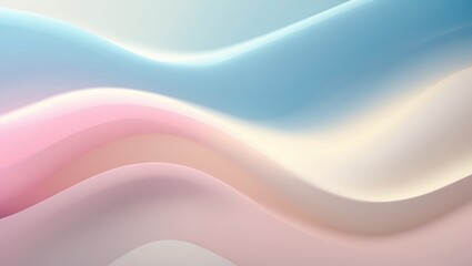 Fototapete - Gradient Wavy Blur Background for Artistic Design