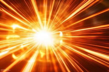 Aufkleber - Bright light burst creating dynamic energy with rays radiating outward in a vivid display