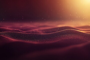 Leinwandbilder - Warm amber light spots gently blend into a deep burgundy background, creating a serene and luxurious ambiance ideal for meditation or unwinding moments