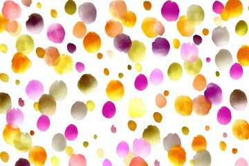 Aufkleber - Colorful watercolor dots create a vibrant pattern suitable for various design projects and artistic expressions
