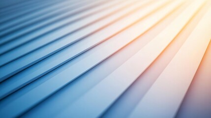 Aufkleber - Diagonal blue lines fade into a soft white gradient, offering a clean and modern backdrop ideal for business presentations with ample copy space on the left