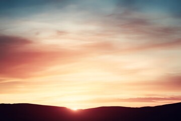 Aufkleber - A volcano erupts against a vibrant sunset, with glowing lava illuminating the peak and clouds swirling around, showcasing nature's breathtaking fury