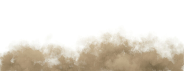 Poster - Dust sand clouds freedom floating isolated on transparent backgrounds 3d illustrations png file