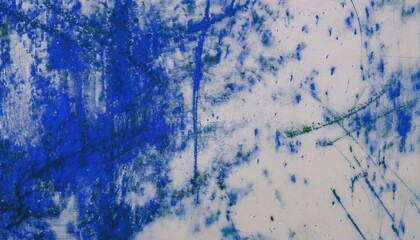 Leinwandbilder -  abstract grunge blue ink texture on canvas for backgrounds, web design, print projects, packaging, digital art, branding, or creative backdrops
