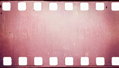 Aufkleber - vintage blank film strip texture in faded pink tones for retro web design print backgrounds branding projects and creative visual media templates