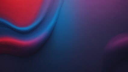 Wall Mural - abstract wavy design with vibrant red and blue colors
