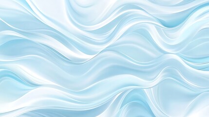 Wall Mural - Abstract Blue Wave Background. (4)