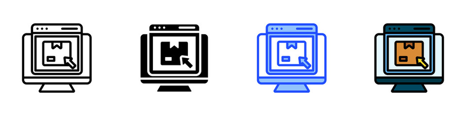Interface Icon Set With Multiple Style Collection