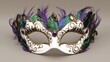 © adiar - Exquisite Peacock Feather Venetian Mask