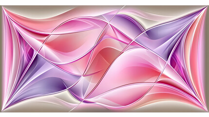 Wall Mural - abstract pink and purple swirls, elegant design, background texture, for website or print