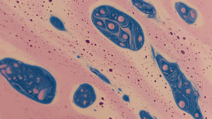 Wall Mural - abstract pink and blue fluid art swirls, background texture, design element