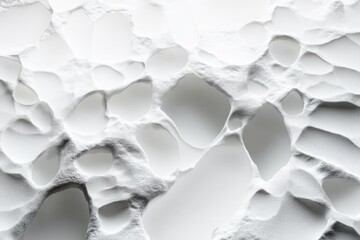 Poster - Patterns of snow on a winter landscape showcasing unique formations in gentle light during midday