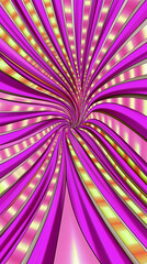 Wall Mural - abstract swirling purple and yellow tunnel, background design, website graphic