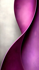 Wall Mural - abstract purple and white curves, flowing design, modern art, background blur, for design projects