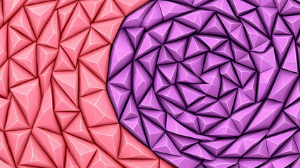 Wall Mural - abstract pink and purple geometric swirl background texture for design