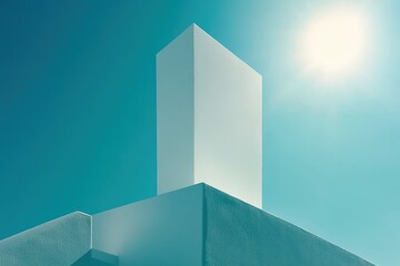 Poster - Modern minimalist architectural facade