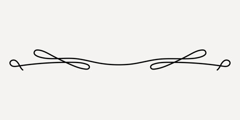Wall Mural - elegant minimalist abstract line art, hand drawn vector