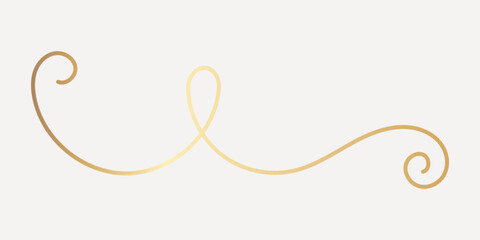 Wall Mural - elegant gold abstract design, hand drawn vector