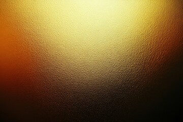Wall Mural - Shiny Gold Texture Background with Metallic Grain Pattern, Golden Glow and Light Effect