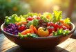 © Yaraslava - colorful salad bowl fresh vegetables bright array healthy eating colorful ingredients freshness nutrition, rainbow, lgbtq, lgbt, pride, love, equality
