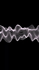Wall Mural - black and white abstract particles background