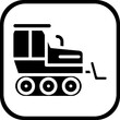 © perilous - Bulldozer vector icon style
