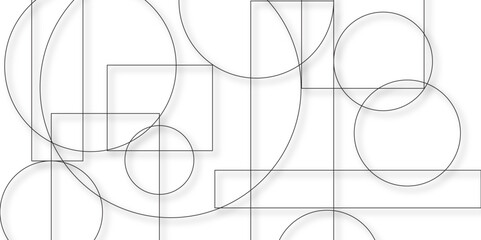 Canvas Print - abstract tech background. futuristic technology interface. geometric ornament abstract background. a