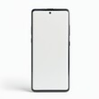 © Alex Pios - Professional front view of sleek smartphone isolated on white background showing clean design and blank display