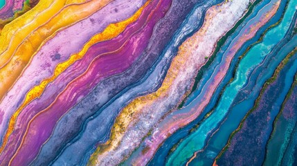 Wall Mural - vibrant abstract patterns swirl in bold colors creating depth. this artwork evokes emotion and imagi