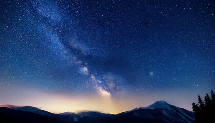 Wall Mural - nightly sky with stars