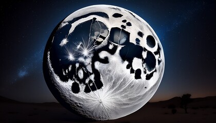 Wall Mural - full moon