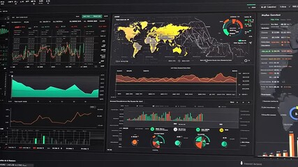 Data Analysis Dashboard with Visualization Tools and Metrics Overview