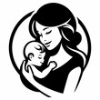 © GaziMurtuja - Mother and baby Vector Art Illustration
