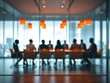 © Prime path 515 - Professional business meeting in modern office with diverse executives discussing strategy at a long table, symbolizing teamwork, leadership, and corporate collaboration