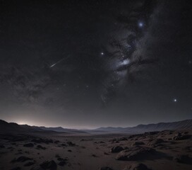 Wall Mural - velvet black sky, countless twinkling stars, distant galaxies , night, astronomy, starlight