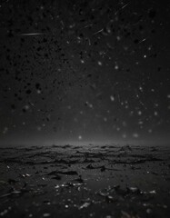 Wall Mural - vast, inky black canvas strewn with countless glittering stars , cosmos, heavens