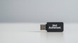 © newlifestock - Data protection is essential to prevent breach, and this USB drive symbolizes unauthorized access