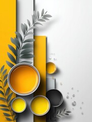 Aufkleber - Clean Mockup Design Featuring Oil Company Presentation Background With Vibrant Colors and Natural Elements for Professional Display and Marketing Use